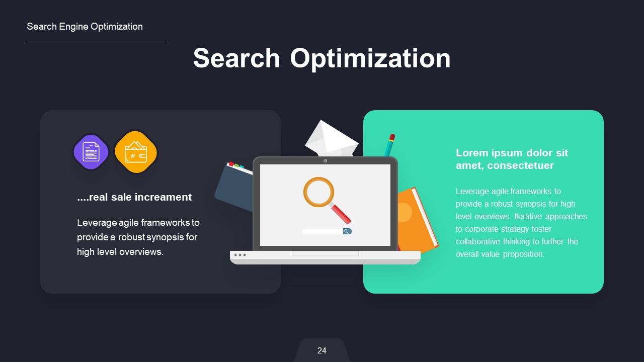 SEO infographic Powerpoint Presentation Template by RRgraph | GraphicRiver